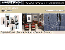 Tablet Screenshot of mapadasartes.com.br